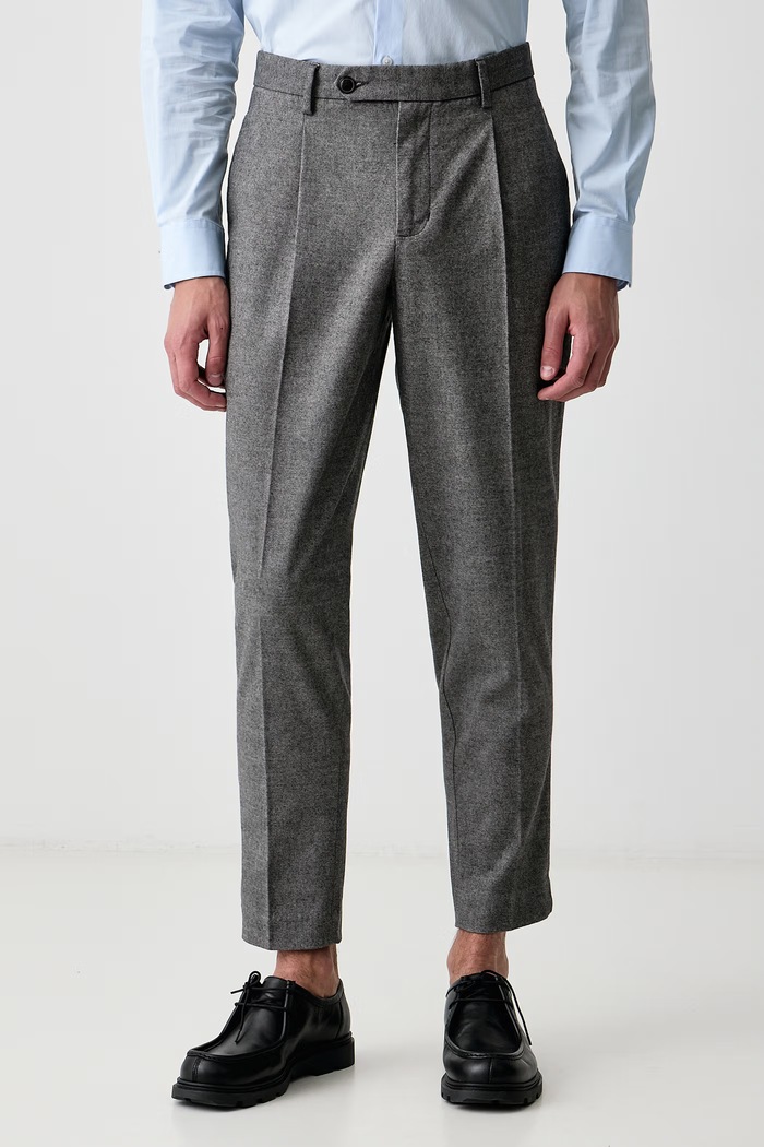 Tommy Hilfiger Spodnie męskie z bawełną szary MW0MW45058