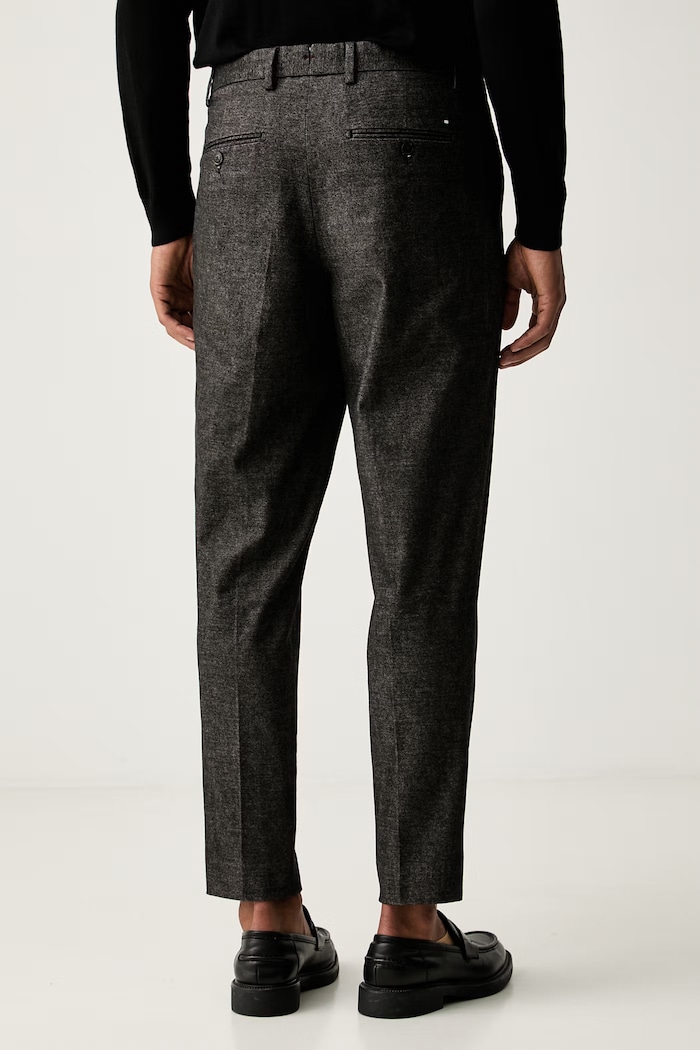 Abbigliamento Tommy Hilfiger pantaloni da uomo con cotone MW0MW45058 nero