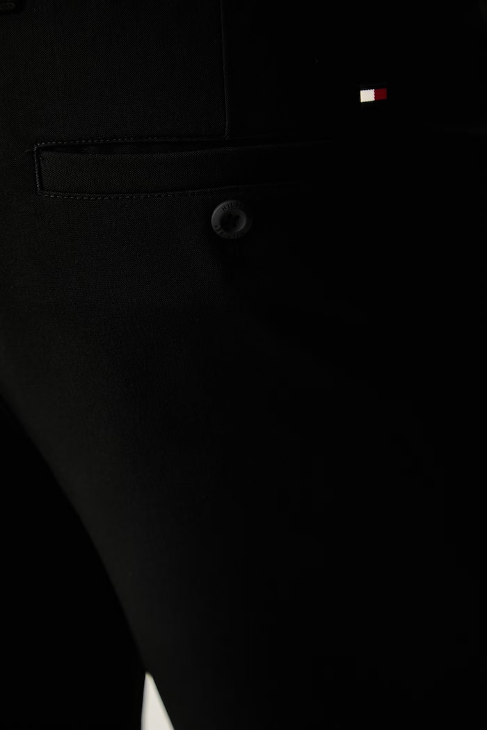Tommy Hilfiger pantaloni regular da uomo nero MW0MW44675