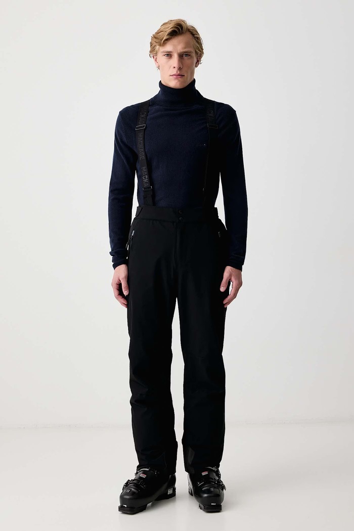 Mackage Παντελόνι σκι ανδρικό μαύρο KENYON