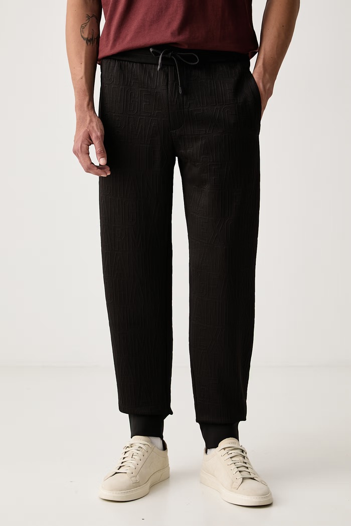 Armani Exchange tepláky pánské černá XM002907.AF21862