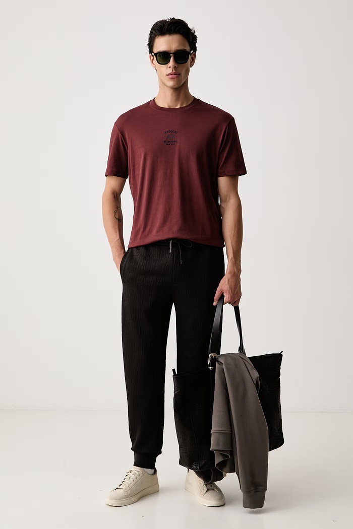 Armani Exchange tepláky pánské XM002907.AF21862 černá AW26