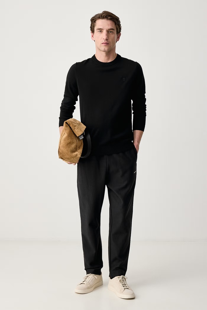 Calvin Klein Trenirka moška z bombažem LV04LH217G črna AW26