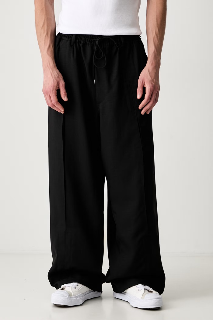 Y-3 SU PLEATD PANTS spodnie męskie czarny KZ2394