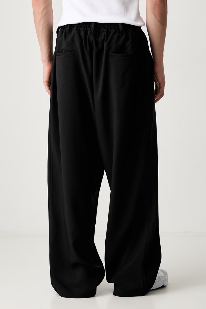 Odzież Y-3 SU PLEATD PANTS spodnie męskie KZ2394 czarny