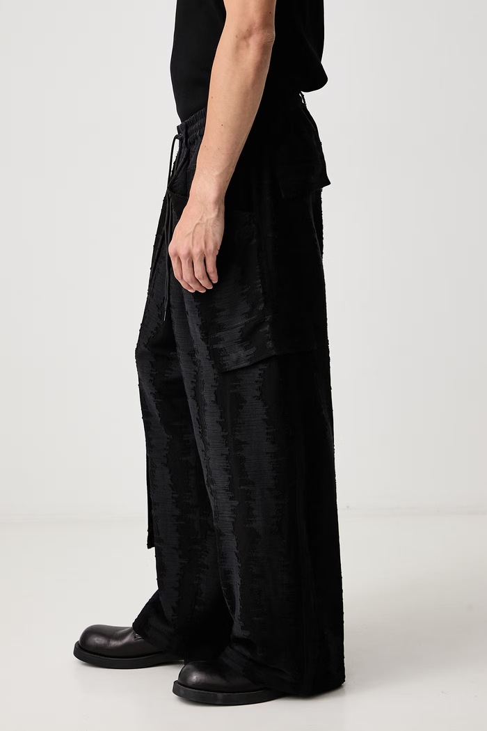 M DS CARGO PNT pantaloni con lino da uomo Y-3 KW7046 nero