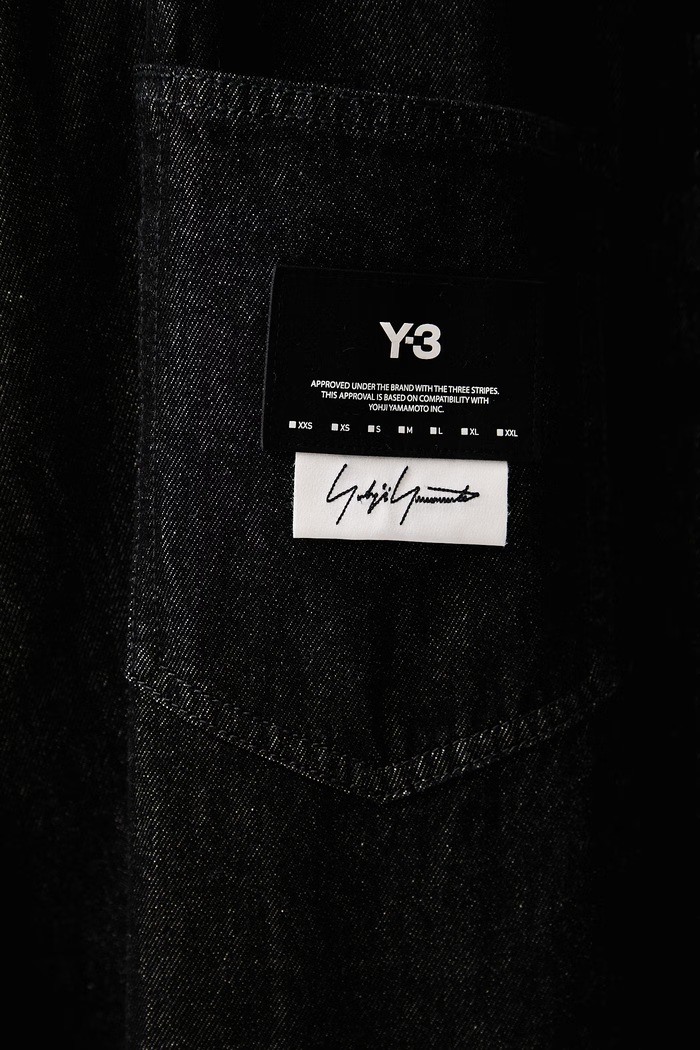 M DENIM PNT spodnie bawełniane męskie Y-3 czarny KS3896