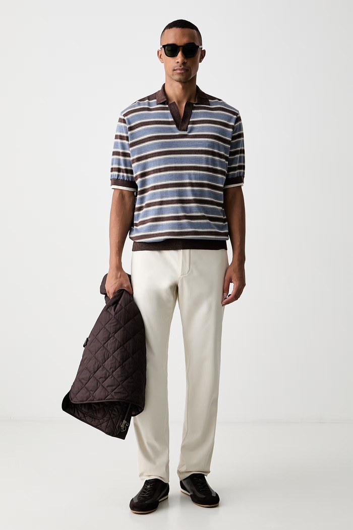 Paul&Shark hlače chinos za muškarce s modalom 16314047 bež AW26
