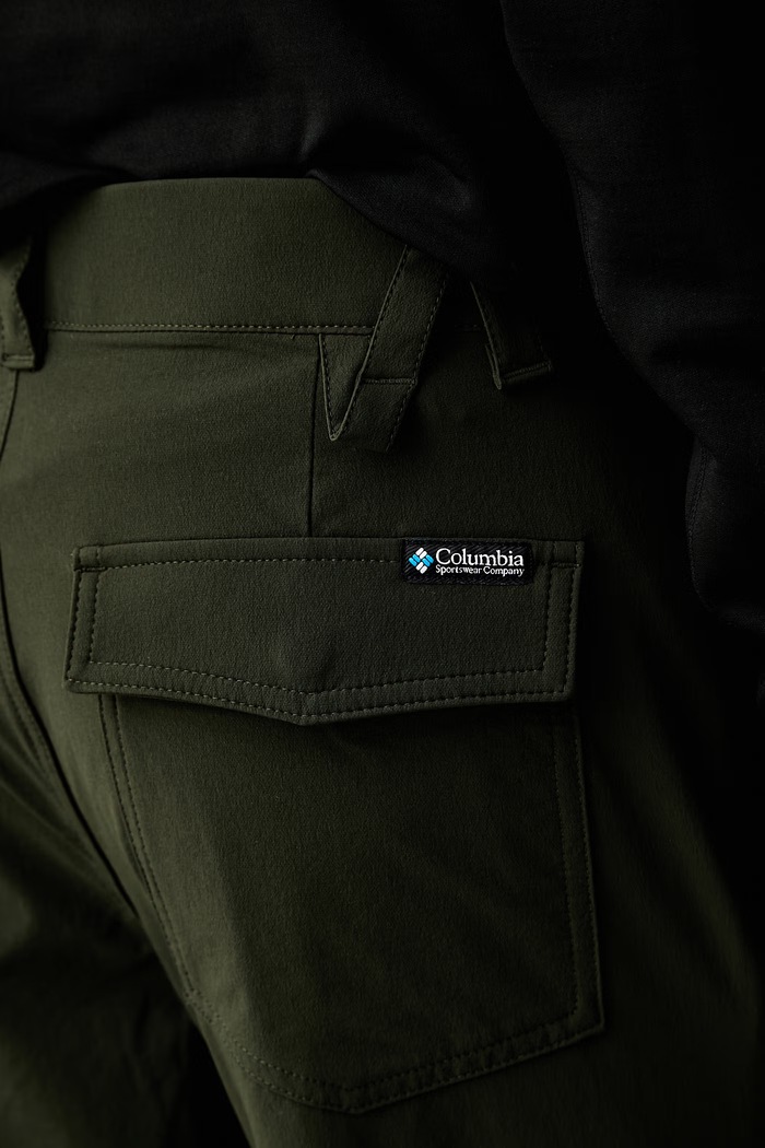 Columbia spodnie trekkingowe męskie ROC zielony 2142141.