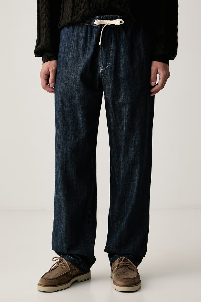 Armani Exchange Spodnie męskie bawełniane granatowy XM003075.AF26951
