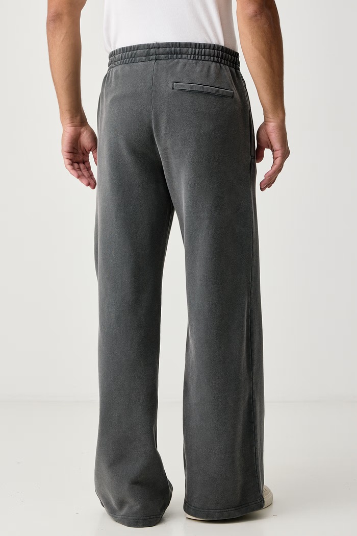 Odzież Trussardi Spodnie dresowe męskie bawełniane P8098000081N czarny