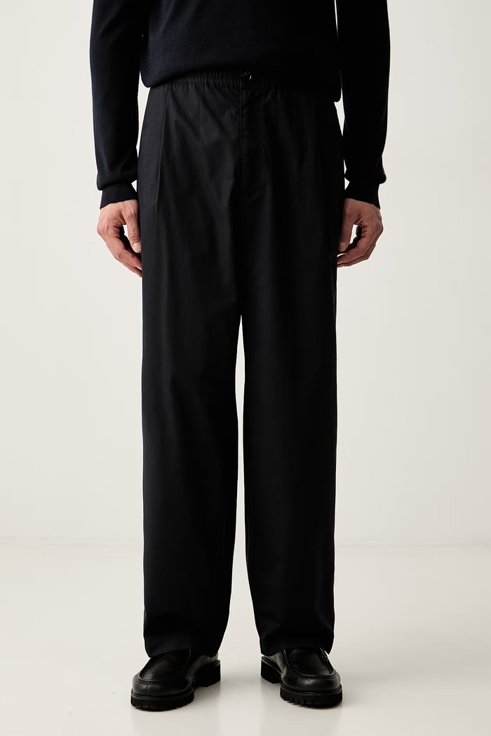 Emporio Armani spodnie męskie bawełniane granatowy EM006897.AF28239