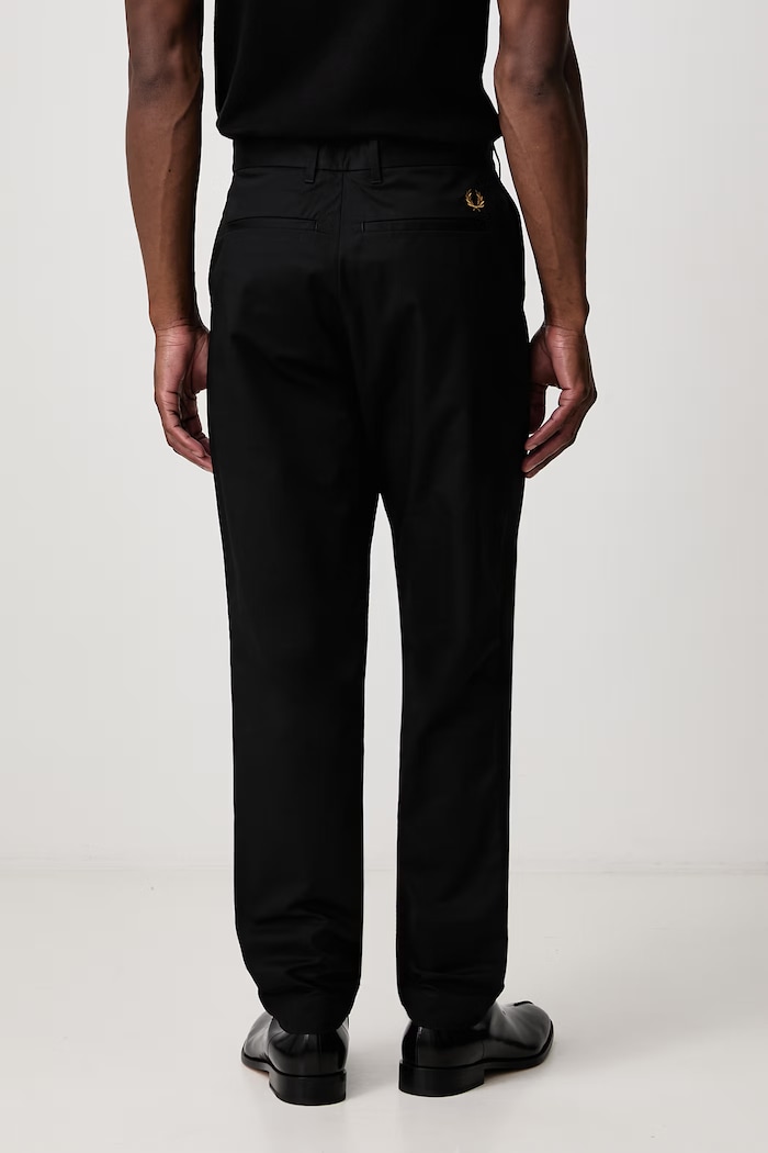 Odzież Fred Perry Spodnie męskie bawełniane T2301.198 czarny