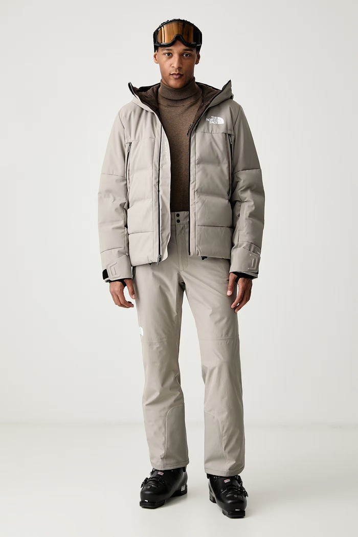 The North Face Lyžiarske nohavice pánske Descendit NF0A87ZY2MB1 béžová AW26