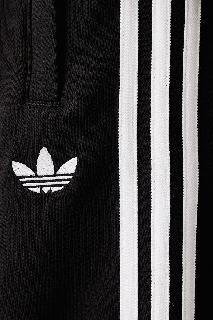 Donji dio trenirke za muškarce s pamukom Adicolor adidas Originals crna KV9280