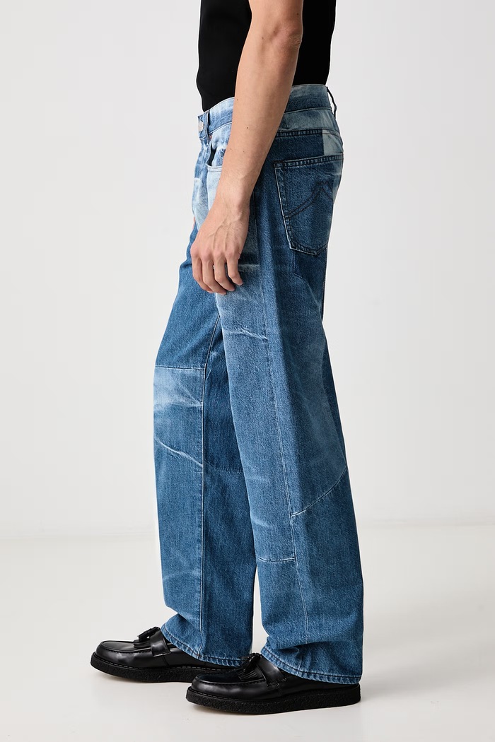 Blugi regular pentru bărbați Kenzo FG65DP3366B8 albastru