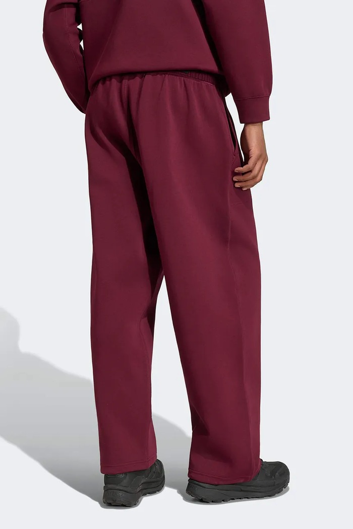 adidas Originals Spacer Open pantaloni de trening cu bumbac pentru bărbați KR3975 burgundia AW26