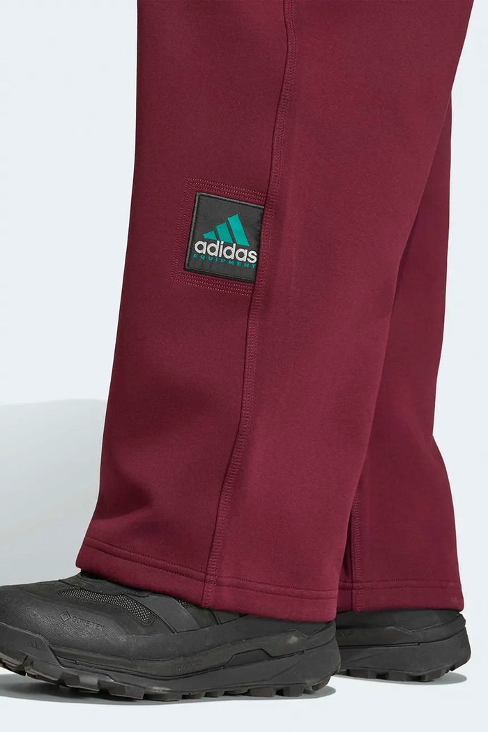 Spacer Open pantaloni de trening cu bumbac pentru bărbați adidas Originals KR3975 burgundia
