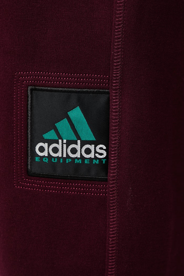 Spacer Open pantaloni de trening cu bumbac pentru bărbați adidas Originals burgundia KR3975