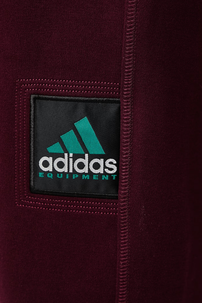 Spacer Open pantaloni de trening cu bumbac pentru bărbați adidas Originals burgundia KR3975