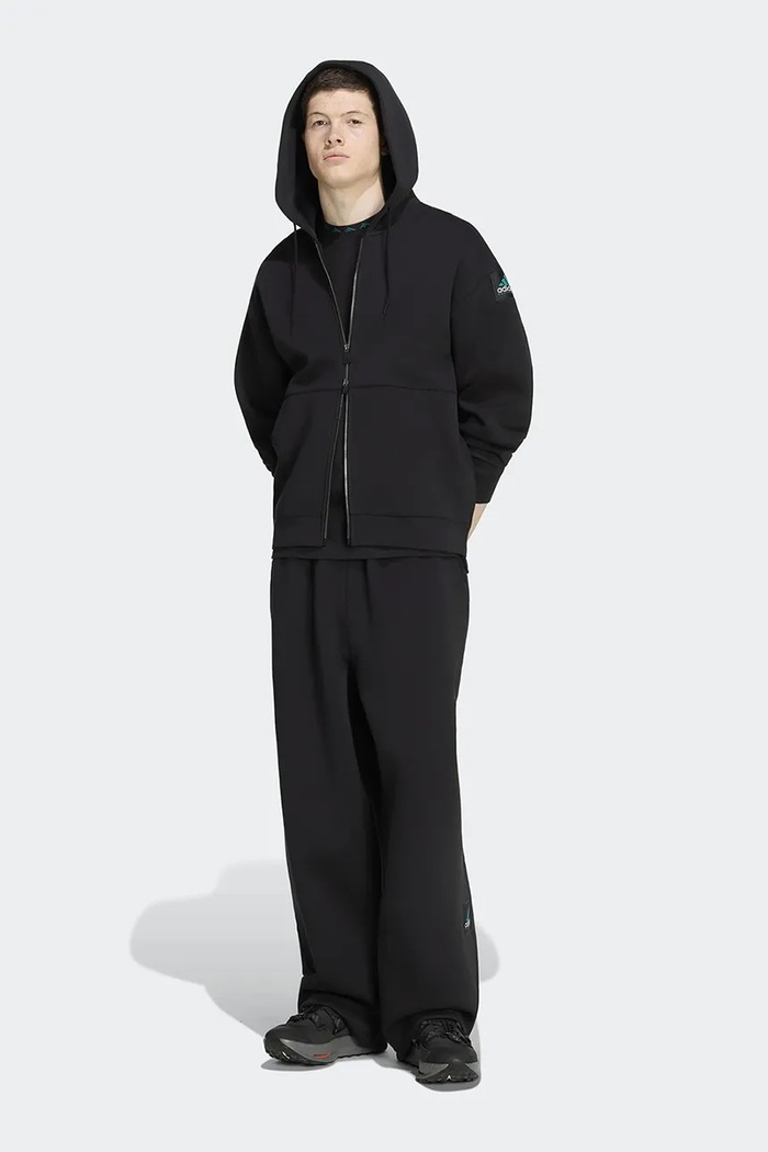 Îmbrăcăminte adidas Originals Spacer Open pantaloni de trening cu bumbac pentru bărbați KR3974 negru