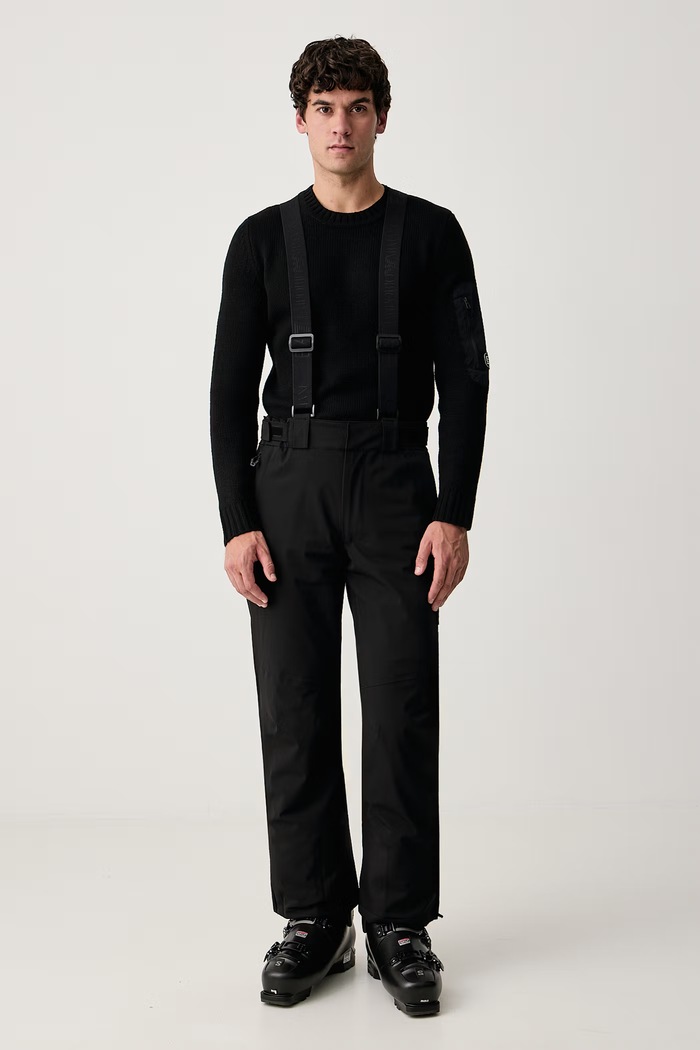 EA7 Emporio Armani Spodnie narciarskie męskie czarny AF13889.7M001963