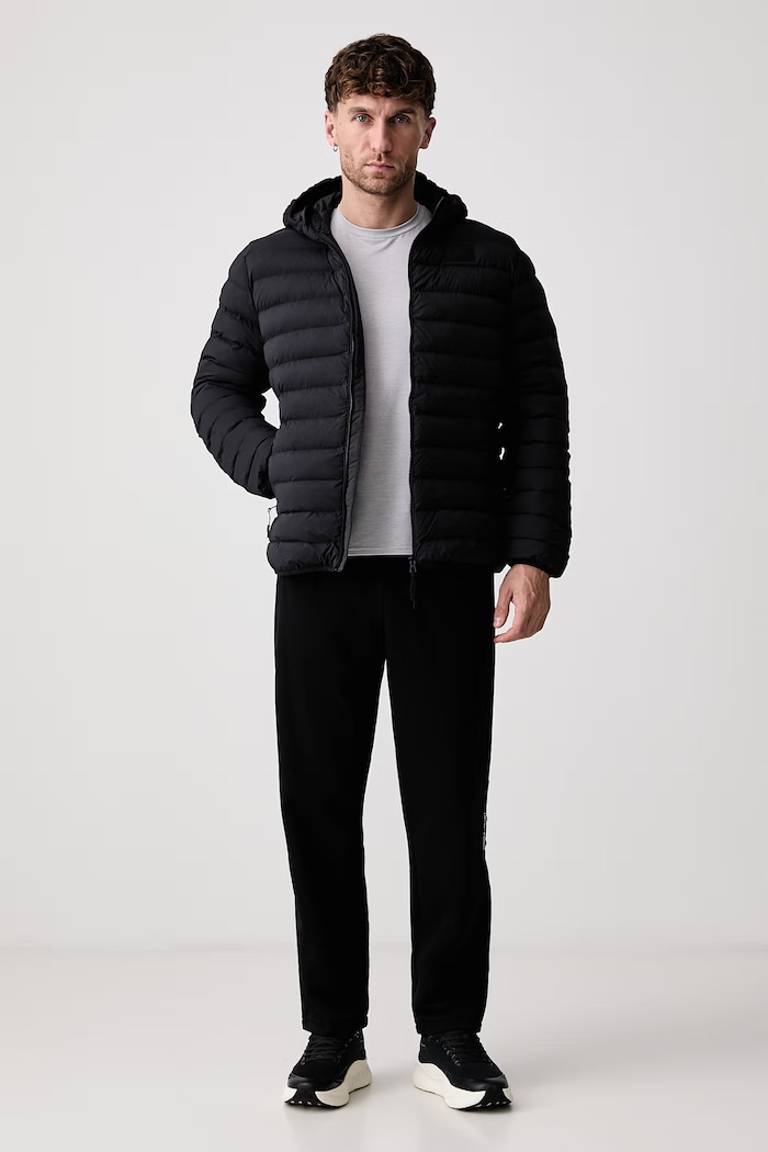 EA7 Emporio Armani Spodnie dresowe męskie z bawełną AF27175.7M002215 czarny AW26