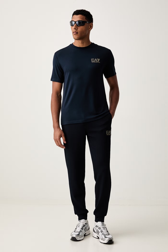 EA7 Emporio Armani spodnie dresowe męskie AF26242.7M002248 granatowy AW26