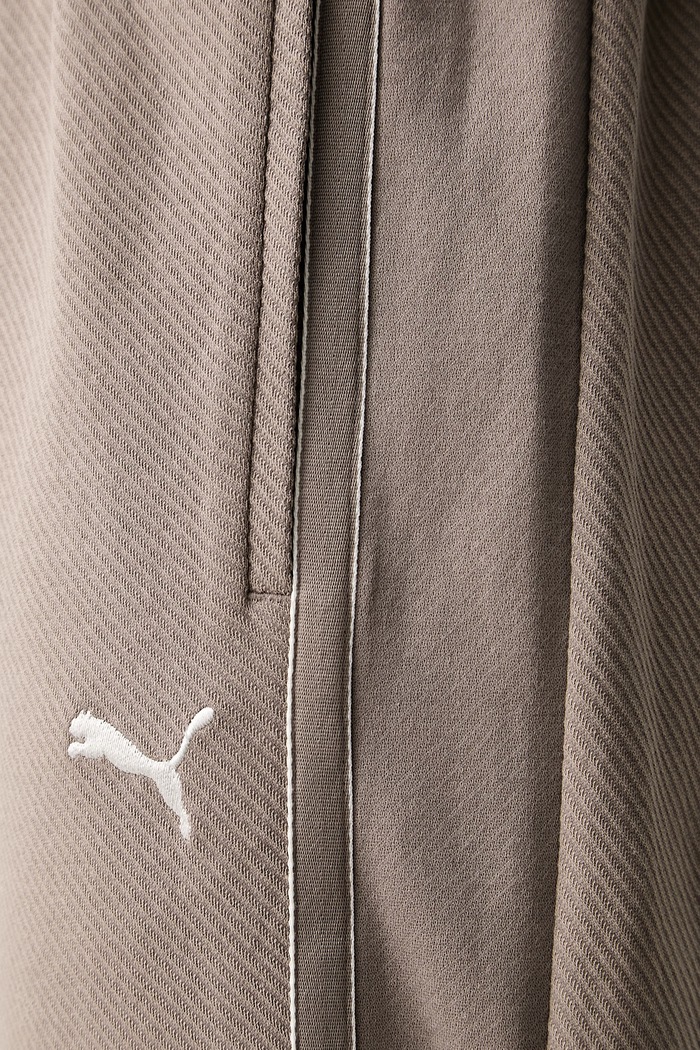 Puma spodnie dresowe męskie z bawełną CLASS beżowy 694300
