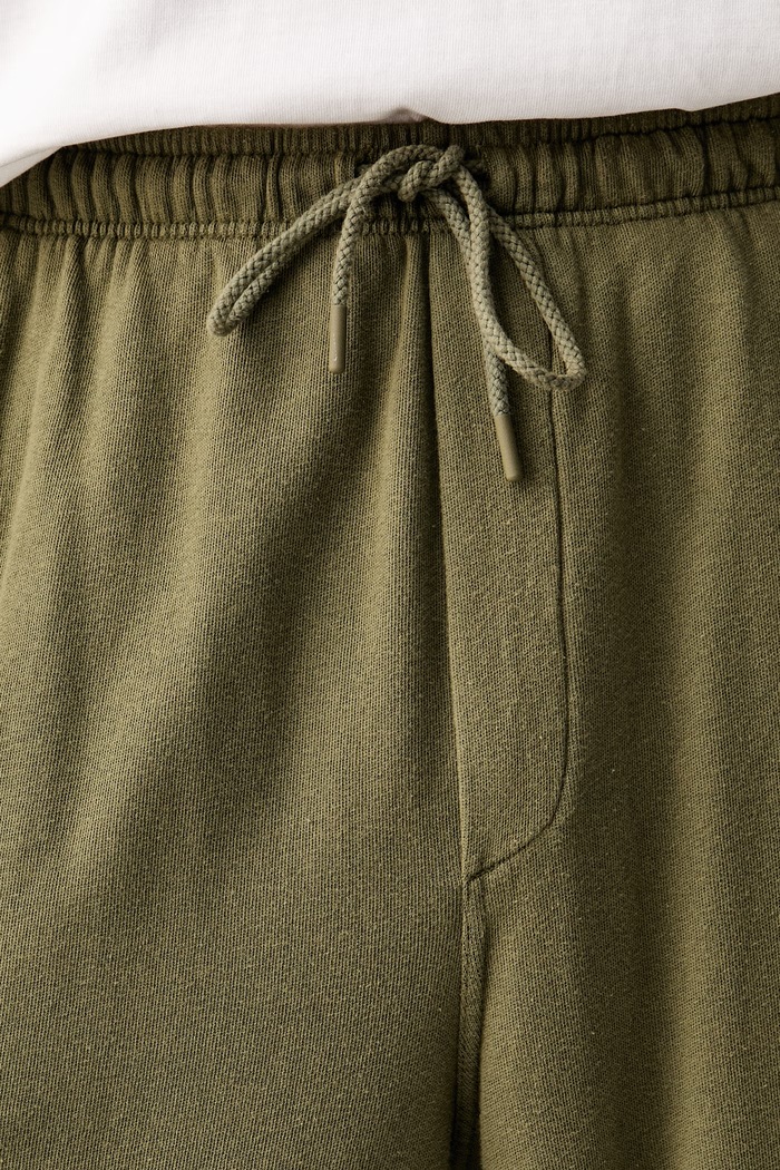 American Vintage spodnie dresowe męskie bawełniane zielony MVIB05A