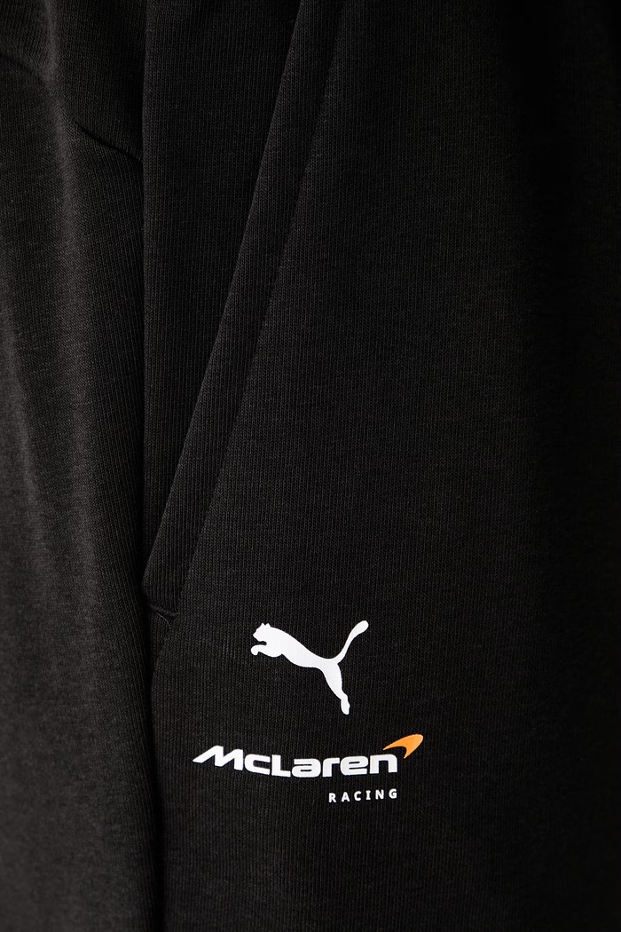 Puma spodnie dresowe męskie z bawełną McLaren czarny 637453