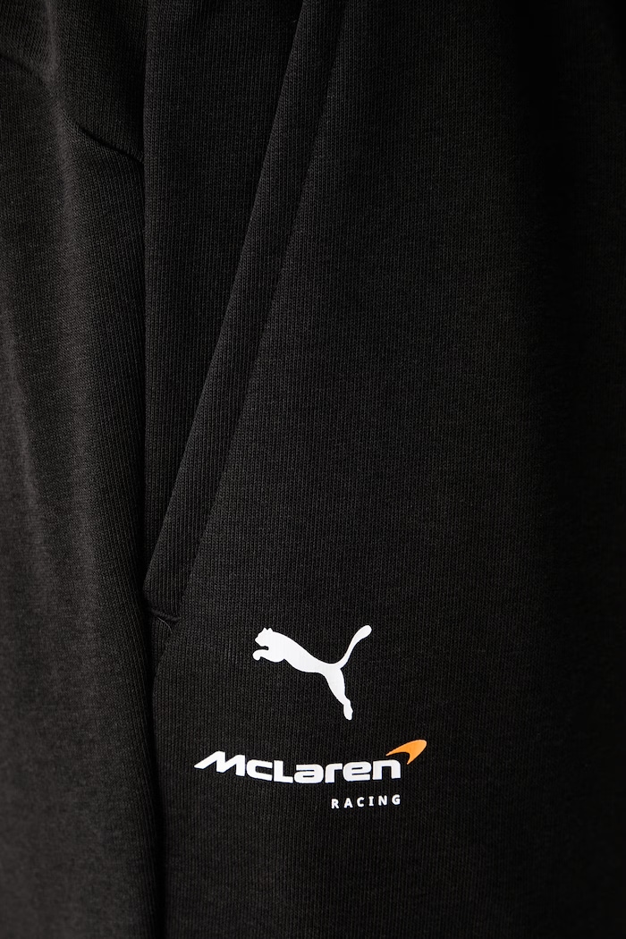 Puma spodnie dresowe męskie z bawełną McLaren czarny 637453