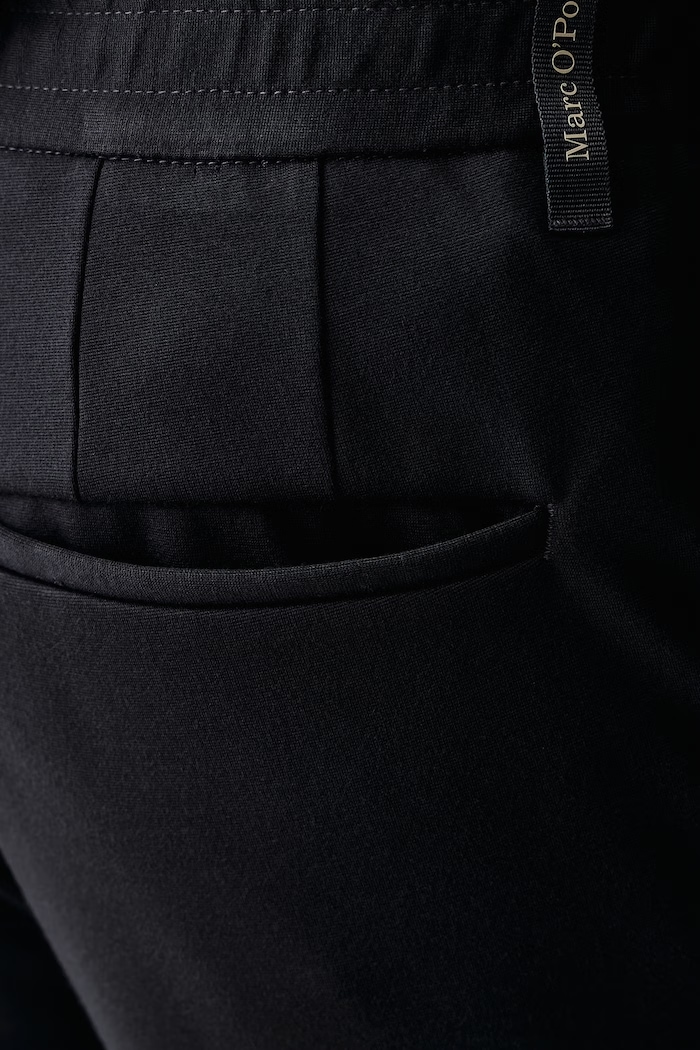 Jogger kalhoty pánské s viskózou Marc O'Polo 5000011705 námořnická modř