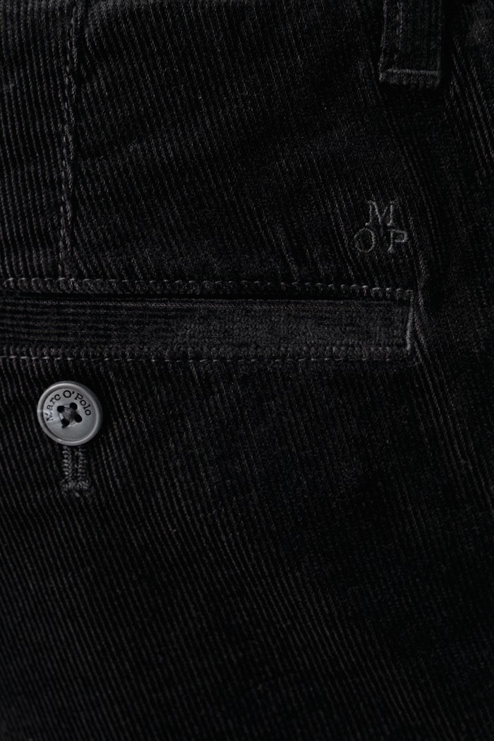 Spodnie slim fit męskie sztruksowe Marc O'Polo 5000009030 czarny
