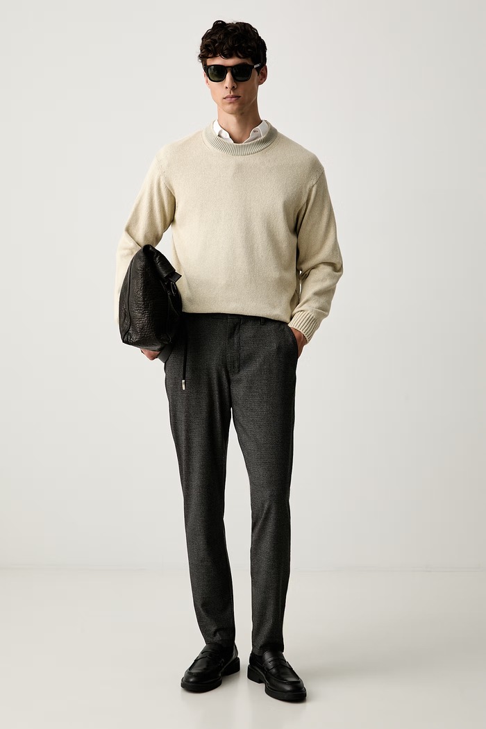 Joop! spodnie męskie 30104830 szary AW26