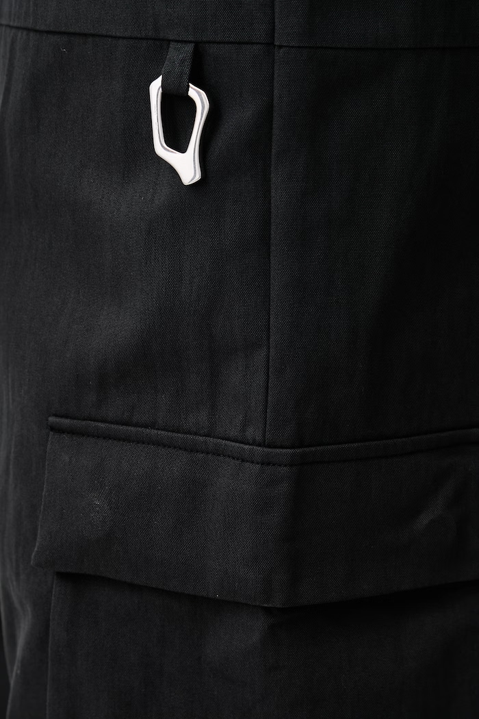 Штани cargo з бавовною чоловічі HELIOT EMIL чорний AW26.M.10.207