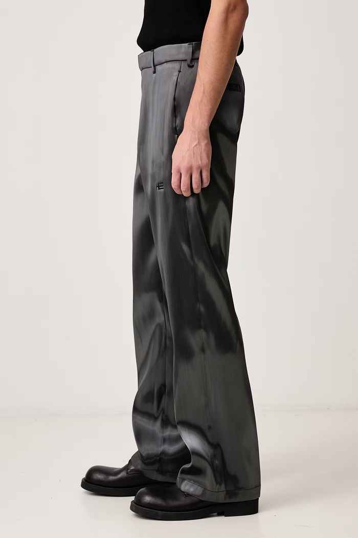 Παντελόνι με βισκόζη ανδρικό HELIOT EMIL AW26.M.10.038 γκρί