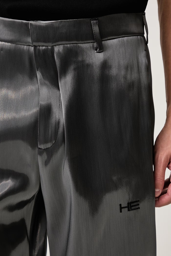 Παντελόνι με βισκόζη ανδρικό HELIOT EMIL γκρί AW26.M.10.038