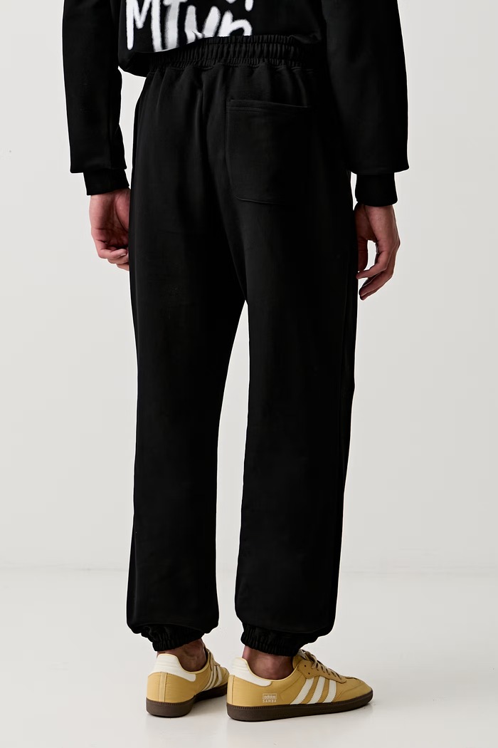 Odzież Karl Lagerfeld Jeans spodnie dresowe męskie bawełniane B3M10014 czarny