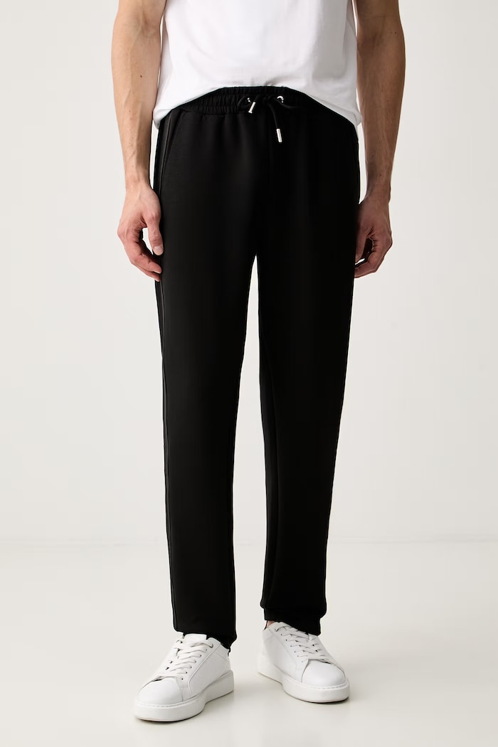 Karl Lagerfeld pantaloni da tuta da uomo nero 563902.705024