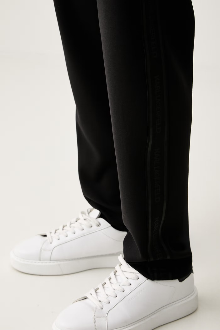 Karl Lagerfeld pantaloni da tuta da uomo nero 563902.705024