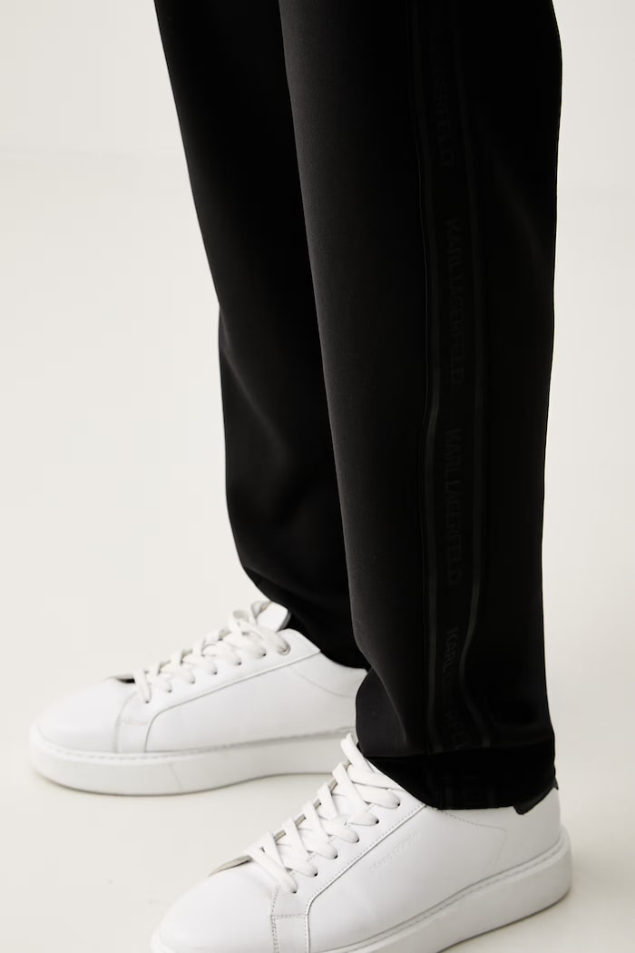 Karl Lagerfeld pantaloni da tuta da uomo nero 563902.705024