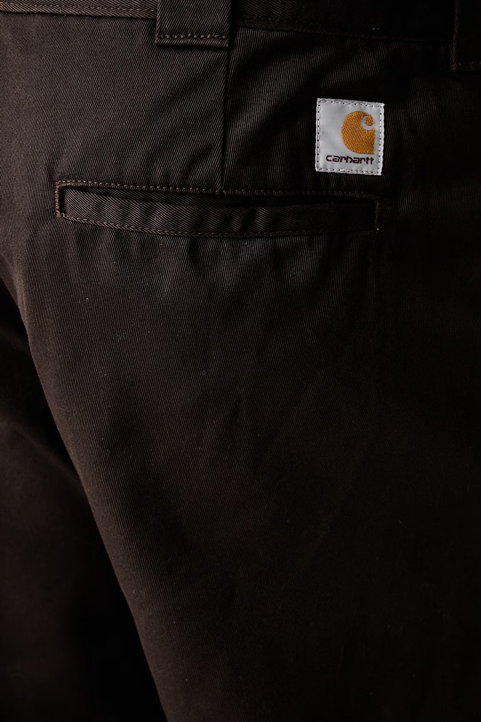 Carhartt WIP Master spodnie chinos z bawełną męskie I034233 brązowy