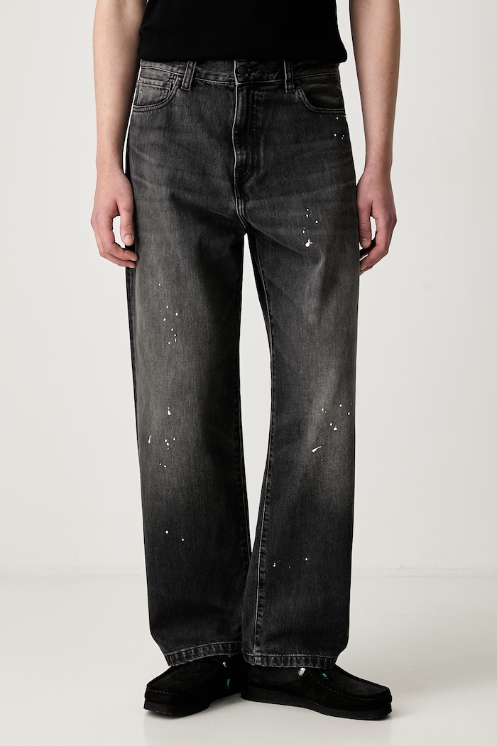 Carhartt WIP Landon джинси straight чоловічі сірий I034733