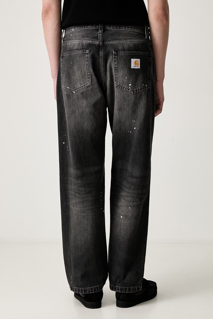 Одяг Carhartt WIP Landon джинси straight чоловічі I034733 сірий