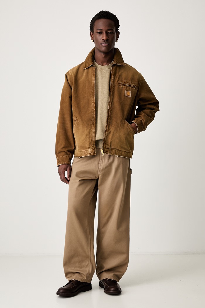 Carhartt WIP OG Single Knee spodnie carpenter bawełniane męskie I036871 czarny