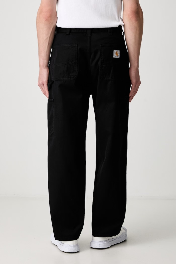 Odjeća Carhartt WIP OG Single Knee carpenter hlače od pamuka za muškarce I036871 crna