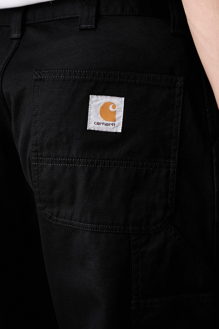 Carhartt WIP OG Single Knee carpenter hlače od pamuka za muškarce crna I036871