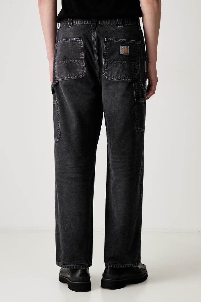 Odzież Carhartt WIP OG Double Knee spodnie bawełniane męskie I036869 czarny