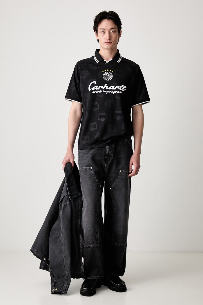 Carhartt WIP OG Double Knee spodnie bawełniane męskie I036869 czarny